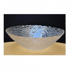 13" Glass Bubble Bowl