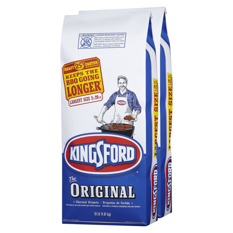 Kingsford Original Charcoal Briquets (18.6 lb bags, 2 ct 